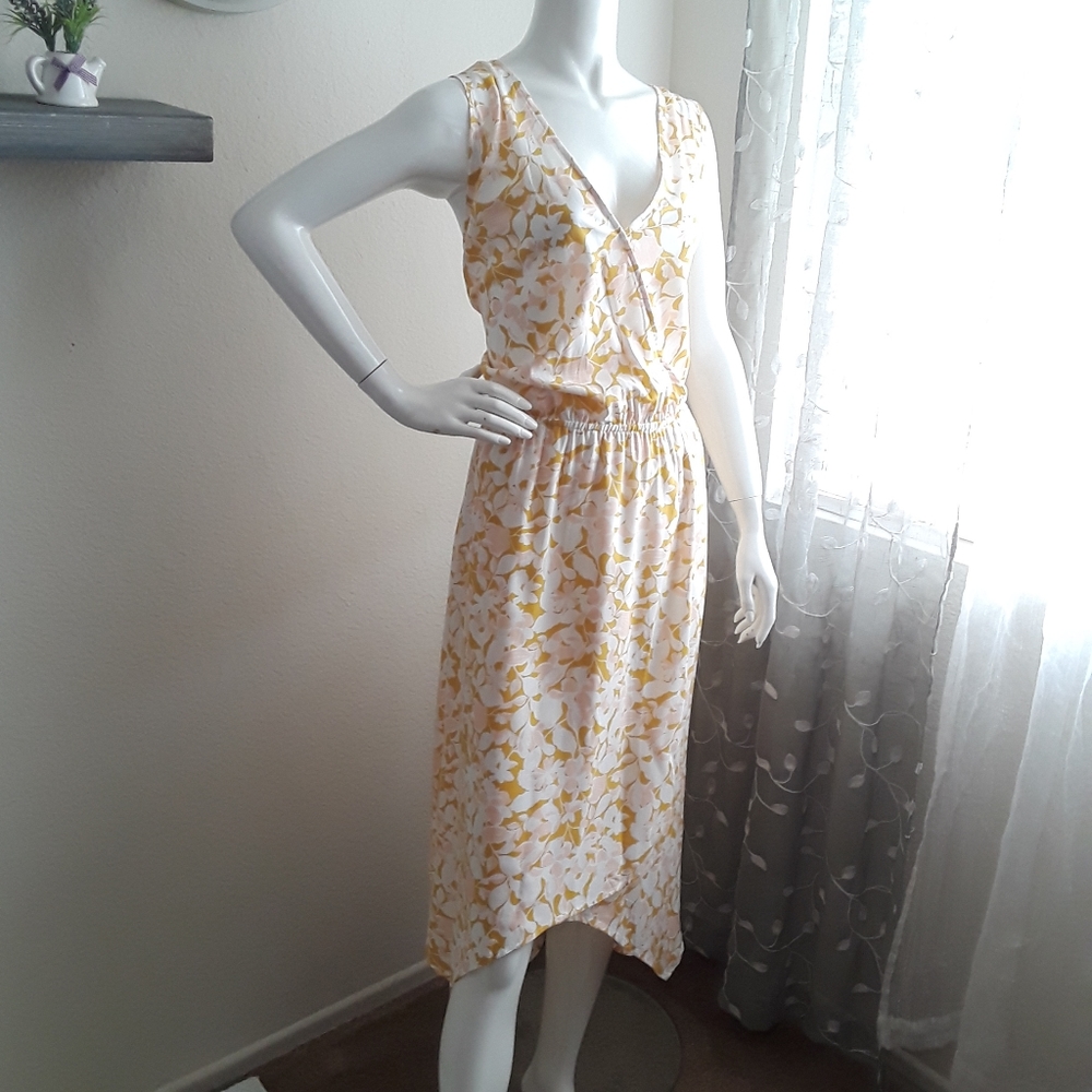 AVA VIV Floral Maxi dress " V "  design 3X